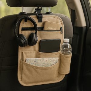 Car Seat Back Hanger - Multi-Purpose Organizer for Travel Essentials
