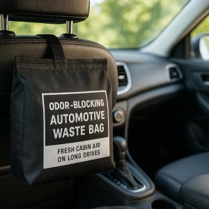 Odor-Blocking Automotive Waste Bag - Fresh Cabin Air on Long Drives