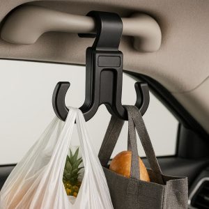 Overhead Car Hook - Heavy-Duty Storage for Bags & Groceries