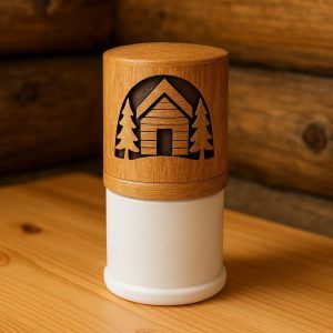 Gel Canister Air Freshener with Decorative Cover - Customizable Cabin Decor